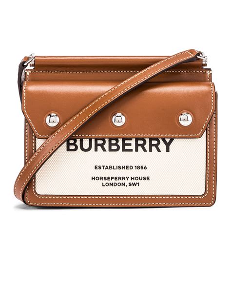 Burberry Baby Title Pocket Bag in Natural & Malt 